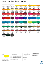 64 Disclosed Talens Gouache Color Chart