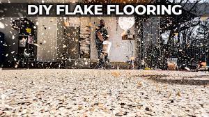 epoxy concrete floors with flakes