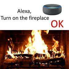 Activated Wifi Fireplace Smart