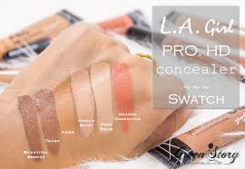 La Girl Pro Conceal Hd Concealer Review Swatch