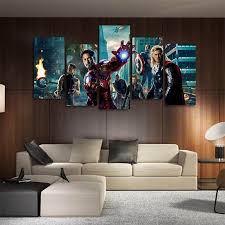 Avengers 5pcs Wall Art Canvas Print