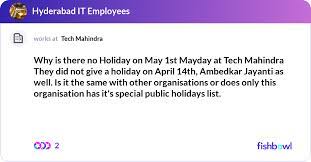 holiday on may 1st mayday at tech