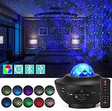 Amazon Com Yisun Led Star Projector Music Starry Projector With 21 Lighting Modes Bluetooth Music Player Rem In 2020 Unique Night Lights Star Projector Night Light