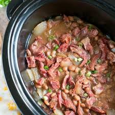 slow cooker ham and beans ham hock