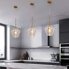Glass Pendant Light Kitchen Modern