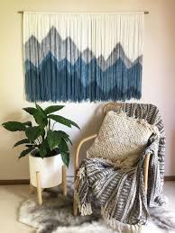 Textile Wall Hanging Dip Dye Tapestry