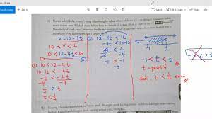 Teknık menjawab soalan ketaksamaan lınear kertas 1 spm. Tingkatan 1 Matematik Soalan Kbat Bab 7 Ketaksamaan Linear Part 2 Youtube