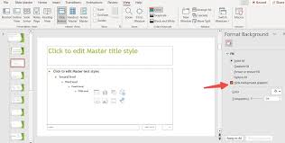 editing background graphics in powerpoint