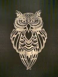 owl metal wall art home decor birds