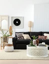 Black Sofa Living Room Decor