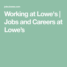 Lowes career guide… lowes is america's most popular home improvement and appliance stores. Working At Lowe S Jobs And Careers At Lowe S Lowes Job Opening Job