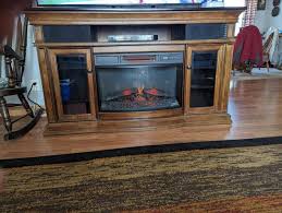Entertainment Center With Fireplace And