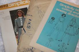 Details About Vintage Simplicity 9849 Retro Dress Pattern Ruffle A Line Peter Pan Size 16