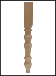 90mm farmhouse table legs pine or oak