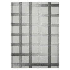 pure plaid ter rug silver cinder