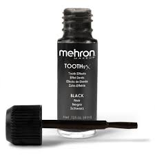 mehron tooth fx black 4 ml tooth
