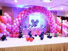 minnie theme balloons decoration for
