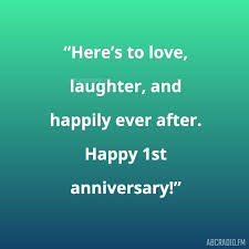 first wedding anniversary es for