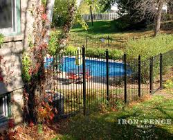 iron fence or aluminum fence