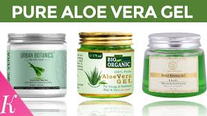 12 Best Aloe Vera Gel for Face, Skin, Hair & Acne Scars | Pure Natural Gel  Brands in India - YouTube