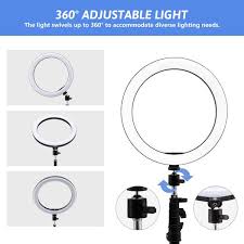 led ring lighting kit l with tripod
