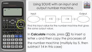 solve a number machine where input