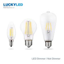 Us 1 02 38 Off Lucky Led Bulb E27 Dimmable 2w 4w 6w 8w E14 Led Candle Light Bulb 110v 220v Vintage Filament Lamp For Chandelier Lighting In Led