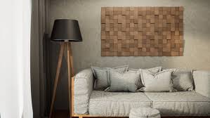 3d Plywood Cubic Wall Panels Wood Decor