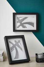 set of 2 black gallery frames from