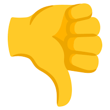 thumbs down emoji dislike emoji
