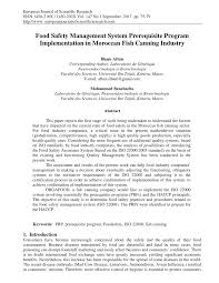 essay on food safety and quality mistyhamel implementing an effective food safety management system