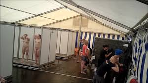 Naked women on hidden cam in the showers Shameless