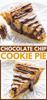 chocolate chip cookie pie aka toll