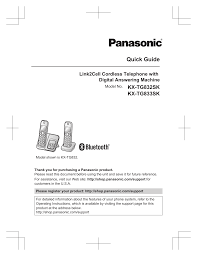 Panasonic Kxtg833sk Operating Instructions Manualzz Com