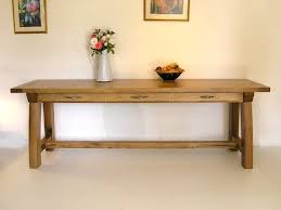 Large Oak Console Table Bespoke