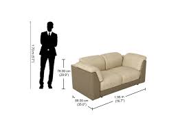 broadway v2 2 seater fabric sofa in