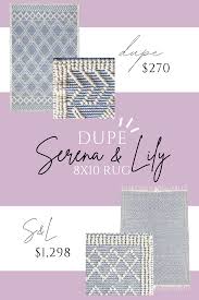 dupe for serena and lily kingsbury rug