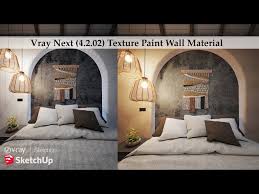 Texture Paint Wall Material Vray For