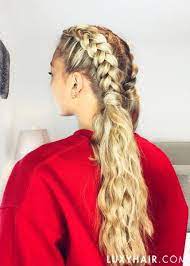 Every woman wants her hair to look full and thick! How To Deal With Thick Hair 3 Easy Hairstyles Easy Hairstyles Braided Hairstyles Easy Thick Hair Styles