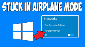 fix windows 10 stuck in airplane mode
