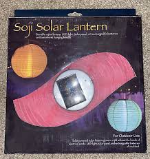 Round Led Outdoor Solar Lantern