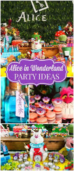 150 alice in wonderland party ideas