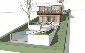 Sloping Lot House Plan Slope House