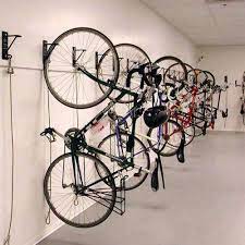Vertical Bike Rack With Security Cable