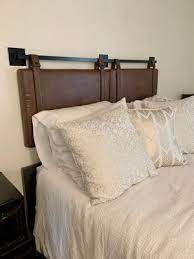 Now the question is, can we untangle the mess and find our happily ever after? Nathan James Harlow Queen Full Wall Mount Headboard Light Gray Fabric Upholstered Headboard Adjustable Height Vintage Brown Pu Leather Straps With Black Matte Metal Rail Gray Brown Walmart Com Walmart Com