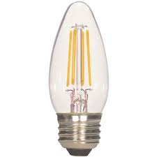 Satco Part S9567 Satco 25 Watt Equivalent C11 Led Light Bulb Warm White 6 Pack Led Light Bulbs Home Depot Pro