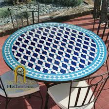 Outdoor Furniture Mosaic Tile Table