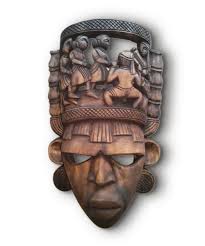 Buy Hand Carved Wooden Wall Décor Mask