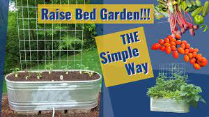 stock tank raised bed garden
