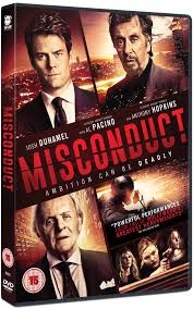 Behavior that is considered to be unacceptable. Misconduct Dvd